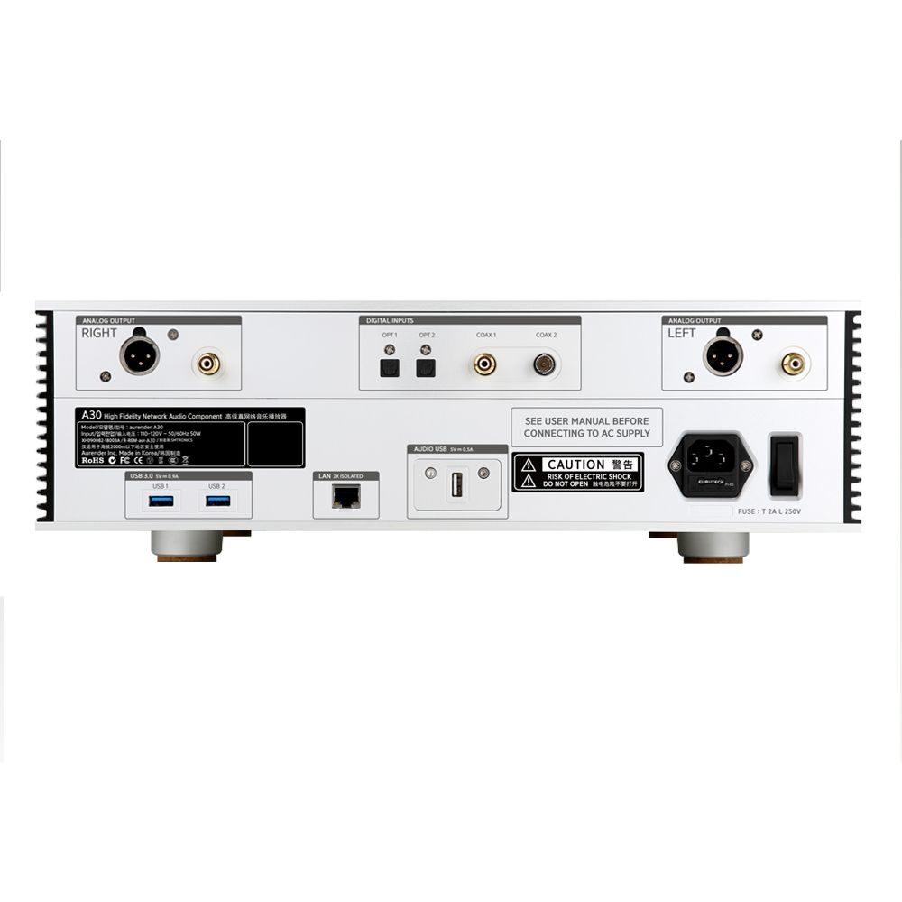 mặt sau Aurender A30