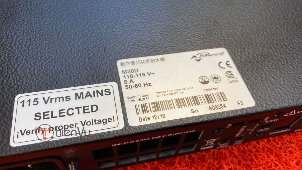 power amplifier powersoft m30d