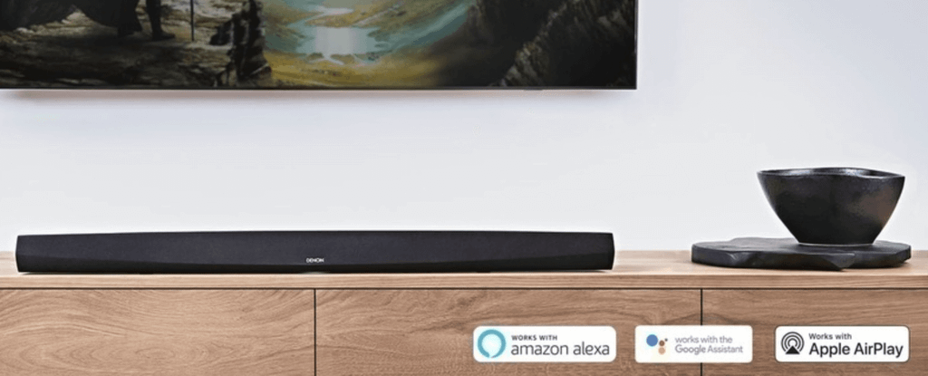 stream nhạc trực tuyến loa soundbar denon s516h