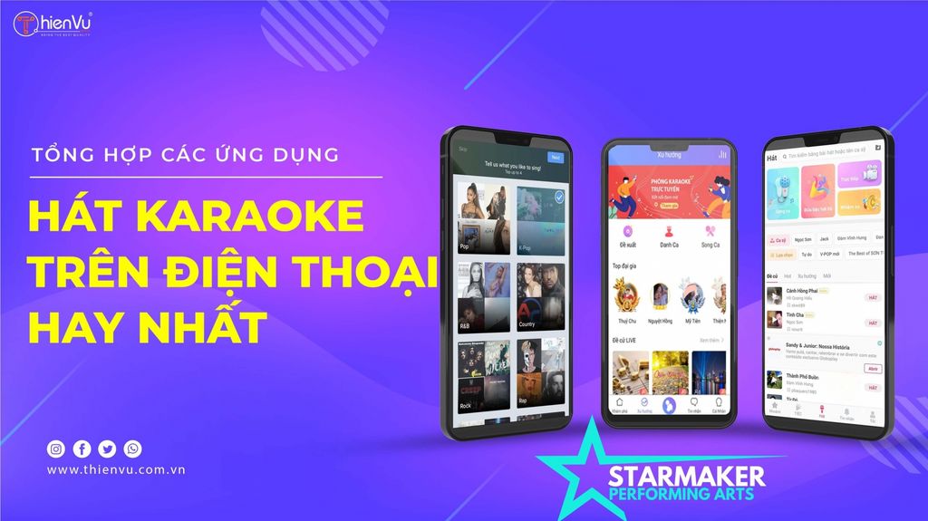tong hop cac ung dung hat karaoke tren dien thoai hay nhat