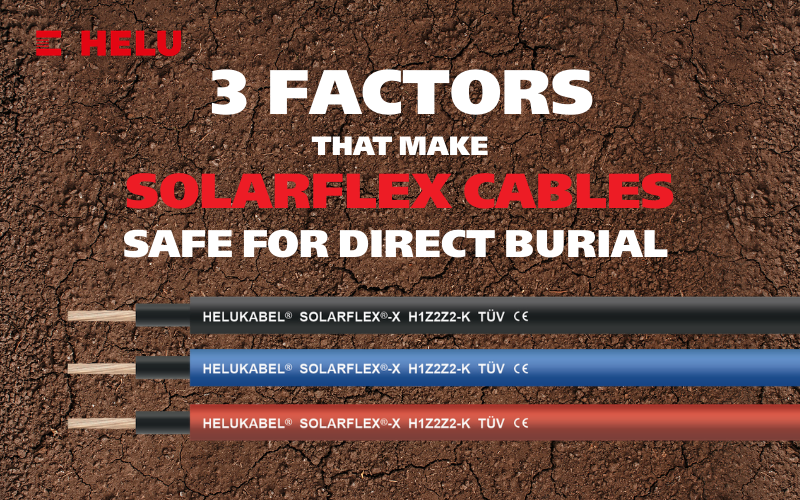 3 yếu tố giúp cáp SOLARFLEX có thể chôn trực tiếp dưới đất