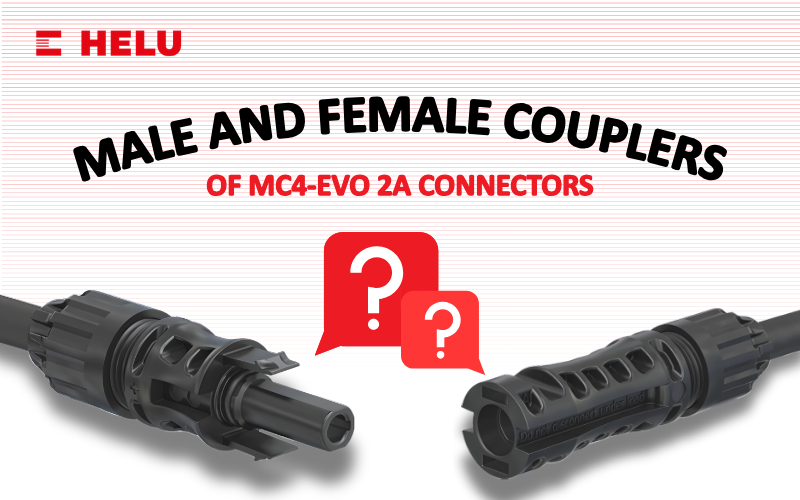 How to differentiate MC4-Evo 2A’s male and female couplers?