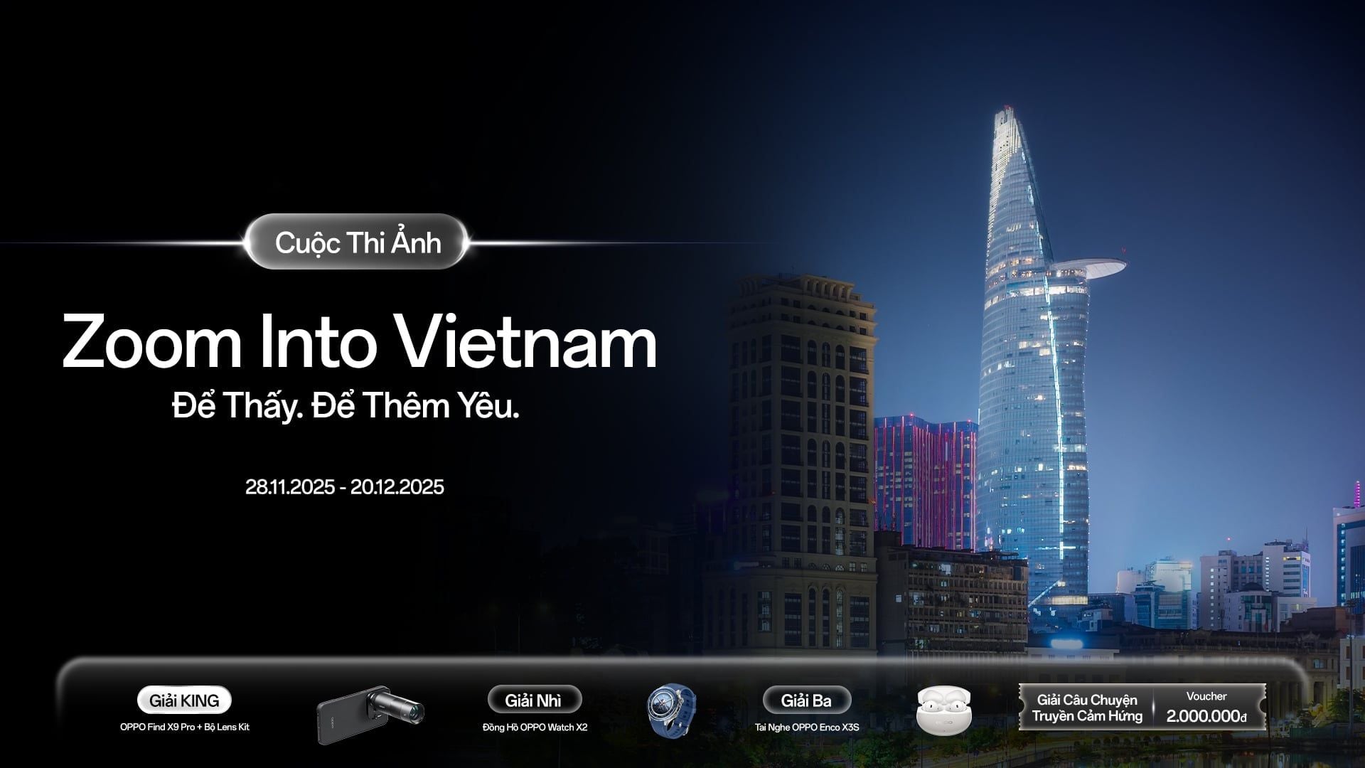 Banner cuộc thi ảnh OPPO