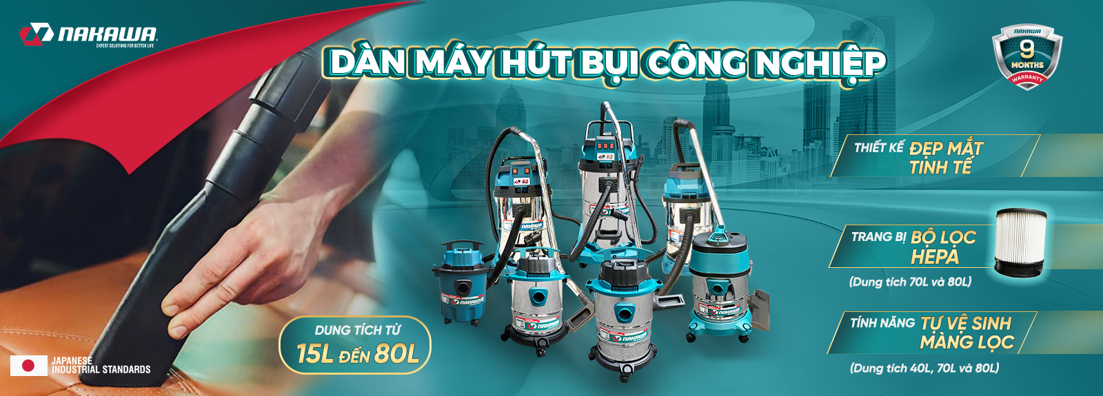 MÁY HÚT BỤI CÔNG NGHIỆP