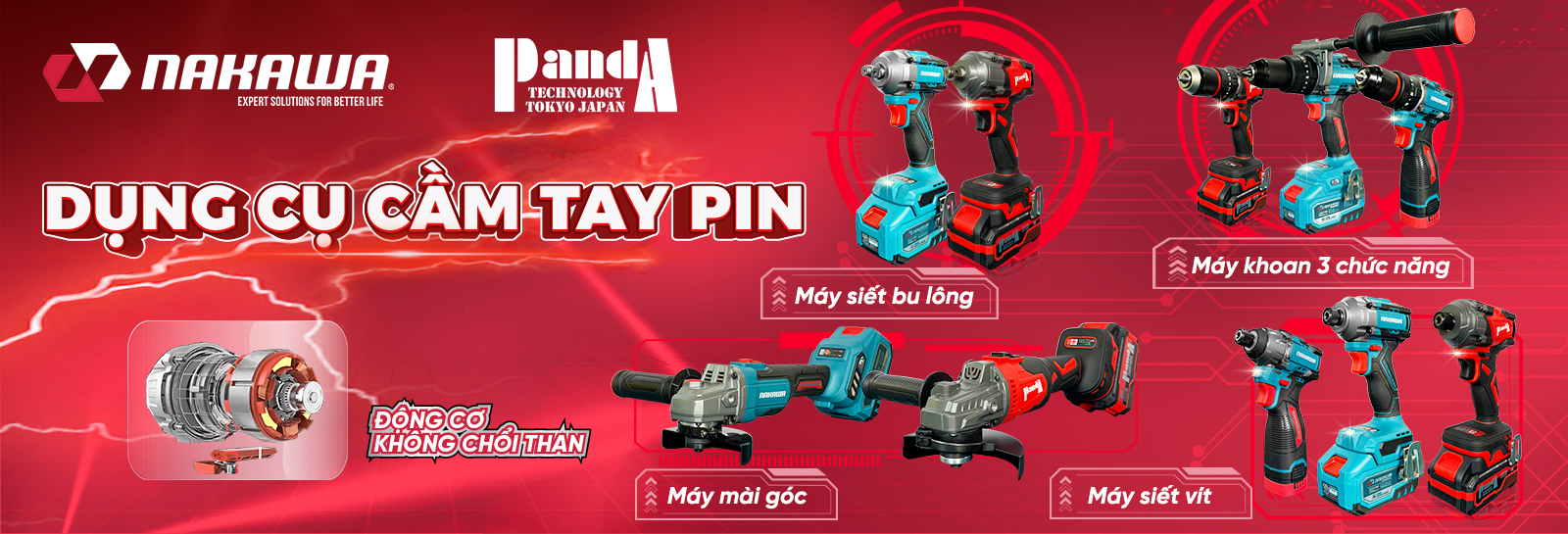 DỤNG CỤ CẦM TAY PIN