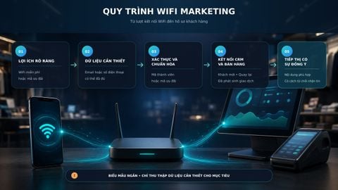 WiFi Marketing là gì? Cách biến lượt kết nối thành dữ liệu khách hàng