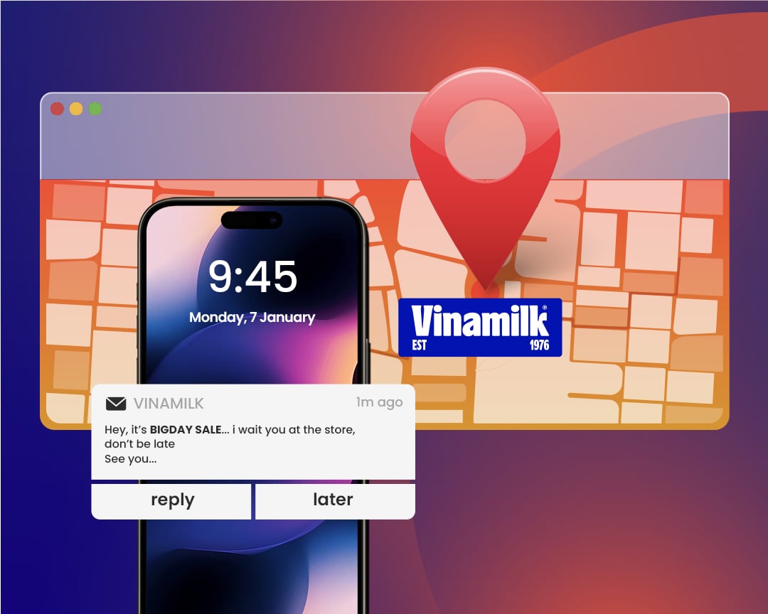 Geo-fencing Ads :
Tác động tại khu vực trọng điểm