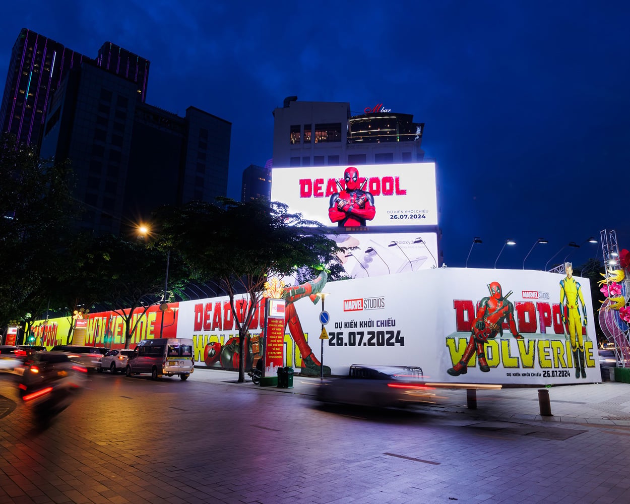 Thi công hàng rào Hoarding
