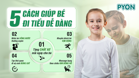 Vì Sao Trẻ Hay Bị Táo Bón? 5 Cách Giúp Bé Đi Tiêu Dễ Dàng Hơn