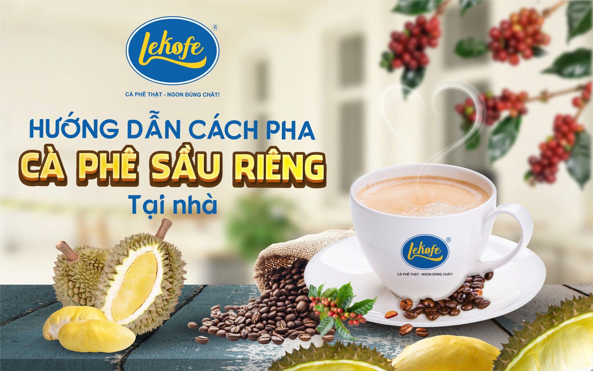 Hướng Dẫn Tất Tần Tật Cách Pha Cà Phê Sầu Riêng Tại Nhà