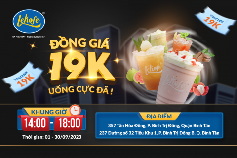LEKOFE ĐỒNG GIÁ 19K - UỐNG CỰC ĐÃ