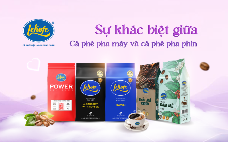 Sự khác biệt giữa cà phê pha máy và cà phê pha phin. Loại nào ngon hơn?