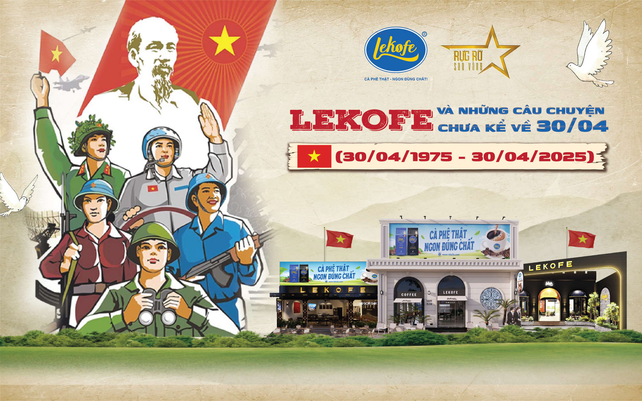 Rực Rỡ Sao Vàng | Lekofe Mừng Lễ 30/4 với Ưu Đãi Hấp Dẫn