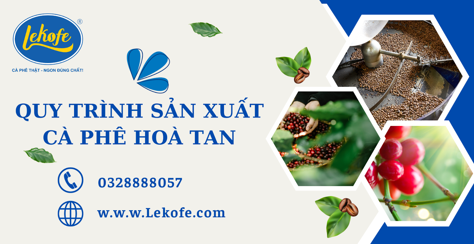 Quy trình sản xuất cà phê hoà tan