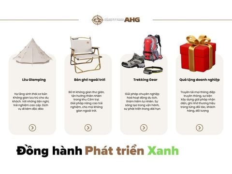 AHG - Đơn vị cung cấp thiết bị ngoài trời chuyên nghiệp