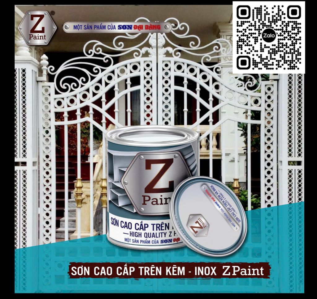 Sơn Zpaint Đại Bàng – Sơn Cao Cấp Cho Kẽm & Inox
