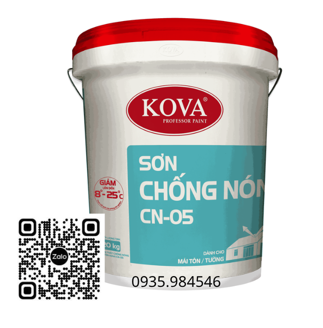 SƠN CHỐNG NÓNG KOVA CN-05- GIẢI PHÁP GIẢI NHIỆT