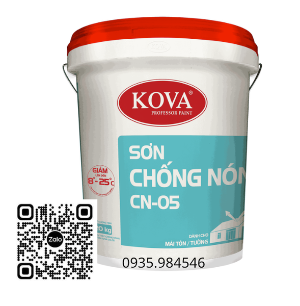 SƠN CHỐNG NÓNG KOVA CN-05- GIẢI PHÁP GIẢI NHIỆT