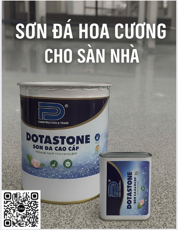 Sơn đá tự phẳng Dotastone