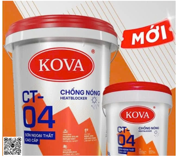 SƠN CHỐNG NÓNG KOVA CT-04- GIẢI PHÁP GIẢI NHIỆT