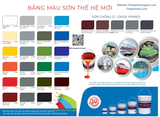 BẢNG MÀU SƠN THẾ HỆ MỚI