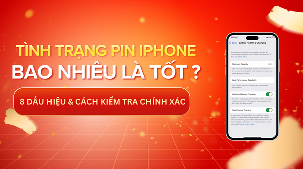Tình Trạng Pin iPhone Bao Nhiêu Là Tốt? 8 Dấu Hiệu & Cách Kiểm Tra Chính Xác