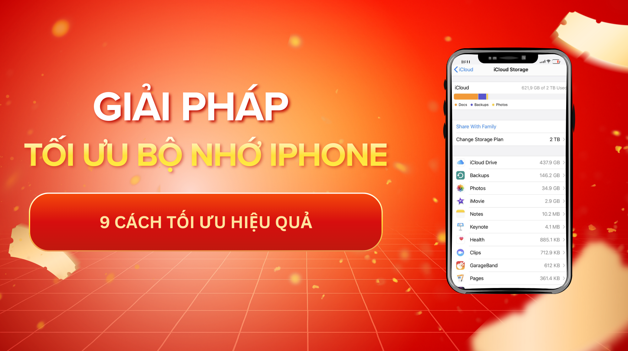 Nâng Cấp Bộ Nhớ iPhone Được Không? 9 Cách Tối Ưu & Quản Lý Bộ Nhớ Hiệu Quả
