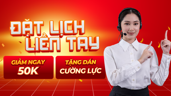 Đặt lịch liền tay - Giảm ngay 50K tại Sửa Táo!