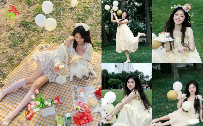 Concept chụp ảnh sinh nhật ngoài trời