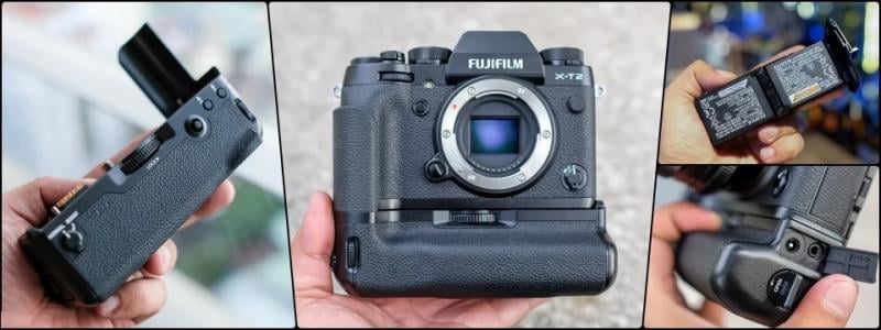 Bộ phận tay cầm lắp vào nằm ở đáy của máy