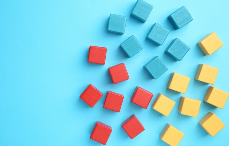 Nguyên tắc phối màu bổ túc bộ ba