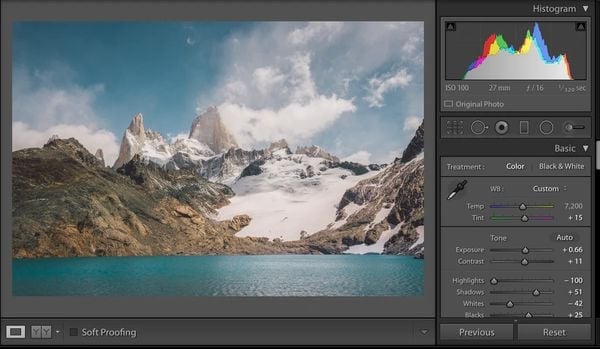 Hình ảnh trên là ví dụ cho biểu đồ phơi sáng đúng cách. Nguồn: Vallerret Photography Gloves Hình ảnh trên là ví dụ cho biểu đồ phơi sáng đúng cách. Nguồn: Vallerret Photography Gloves