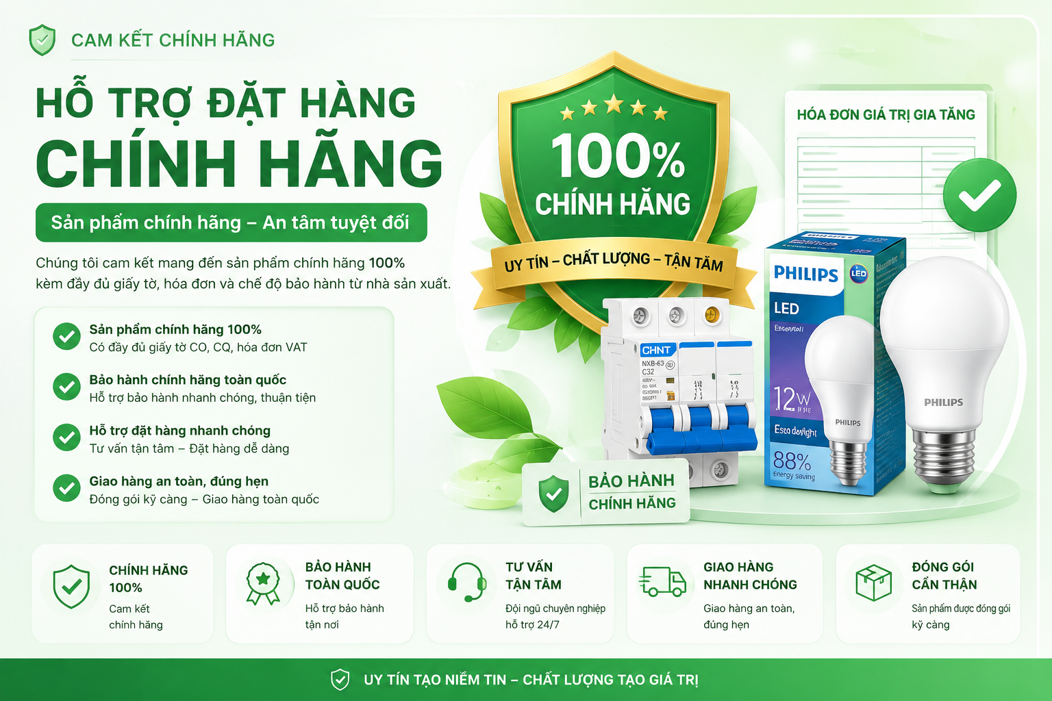 Dịch vụ Hỗ trợ đặt hàng chính hãng