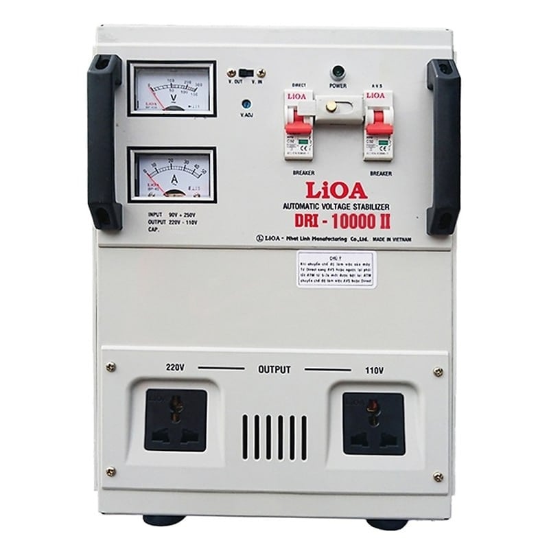 Ổn áp LiOA 1 pha DRI-10kVA (90V - 250V): Giải pháp bảo vệ thiết bị điện toàn diện