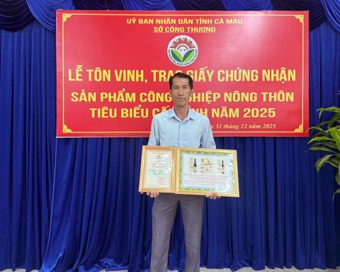 SK NONI Vinh Dự Đạt Chứng Nhận Sản Phẩm Công Nghiệp Nông Thôn Tiêu Biểu Tháng 12-2025