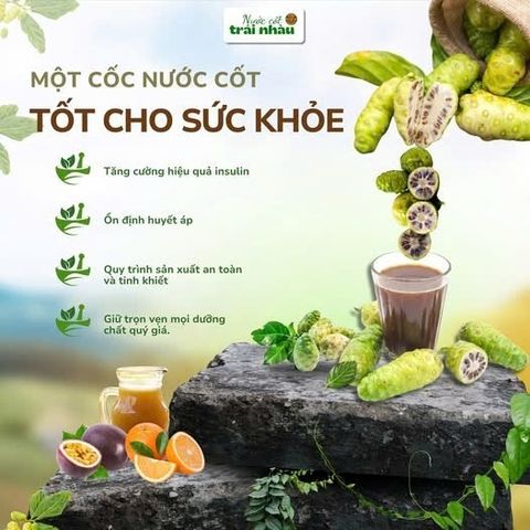 Nước Cốt Trái Nhàu Nguyên Chất Chuẩn Hữu Cơ
