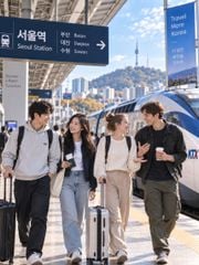Tiết kiệm chi phí và thời gian khi đi tàu cao tốc khám phá Hàn Quốc