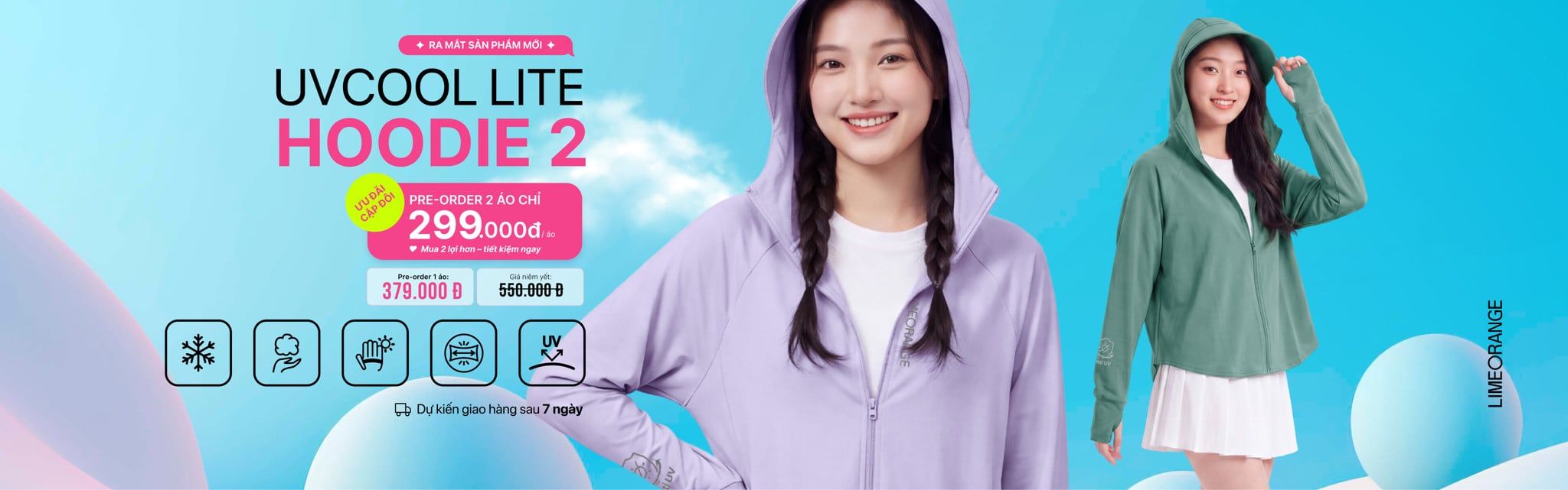 UV Cool Lite Hoodie 2