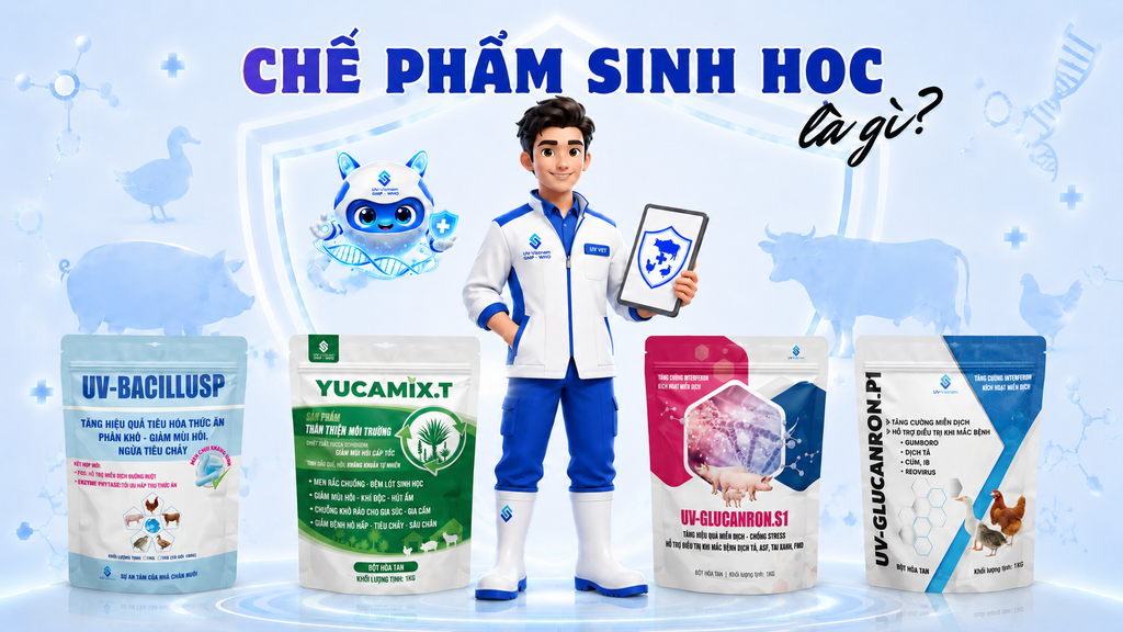 CHẾ PHẨM SINH HỌC TRONG CHĂN NUÔI LÀ GÌ?