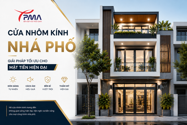 Cửa nhôm kính nhà phố – Giải pháp tối ưu cho mặt tiền hiện đại