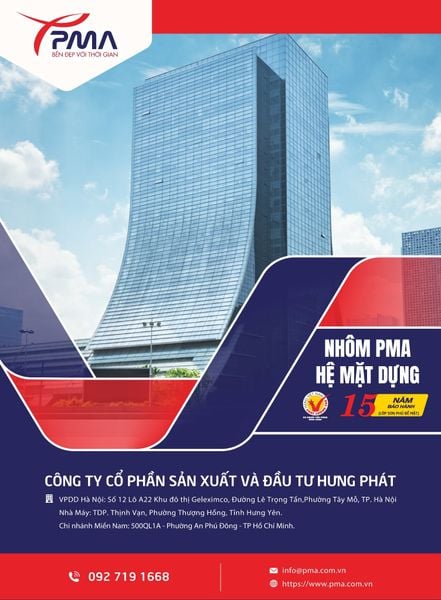 Brochure Nhôm PMA Hệ mặt dựng