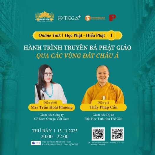 Online talk: HỌC PHẬT - HIỂU PHẬT số 1 - Chủ đề 