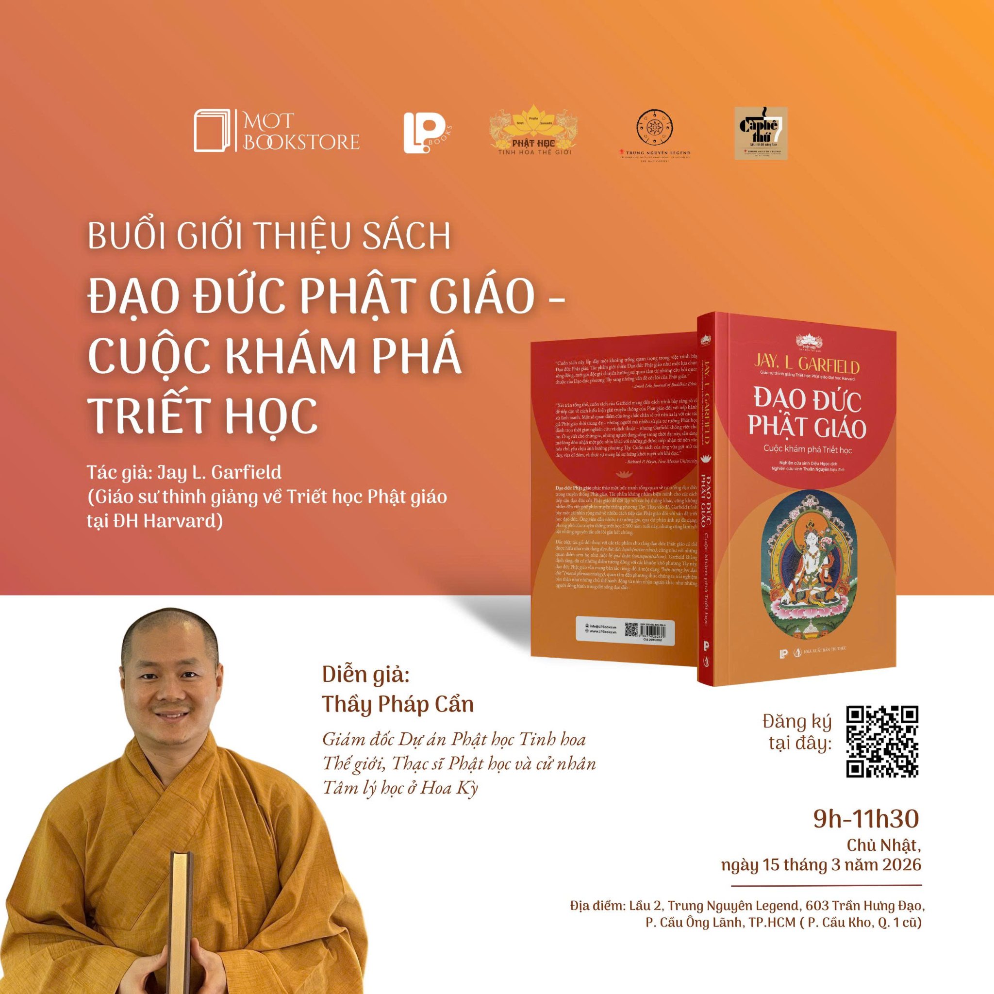 HCM-BUỔI GIỚI THIỆU SÁCH: ĐẠO ĐỨC PHẬT GIÁO: CUỘC KHÁM PHÁ TRIẾT HỌC