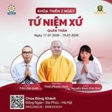 KHÓA THIỀN QUÁN THÂN: TRỞ VỀ VỚI CHÍNH MÌNH