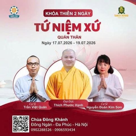 KHÓA THIỀN QUÁN THÂN: TRỞ VỀ VỚI CHÍNH MÌNH