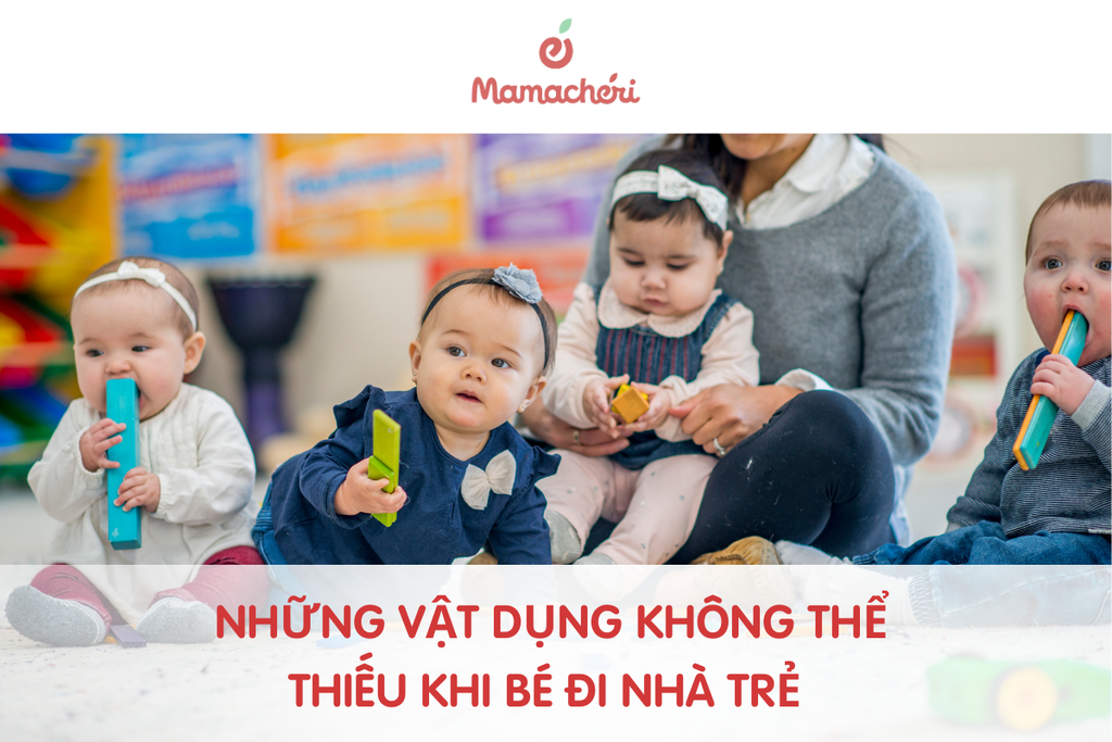 Những vật dụng không thể thiếu khi bé đi nhà trẻ