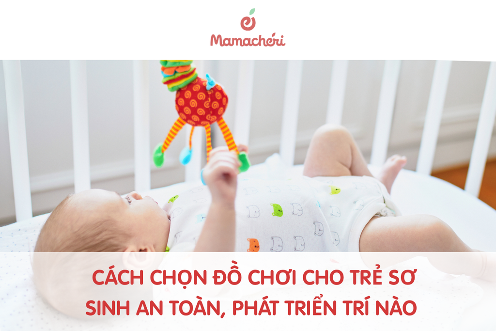 Cách chọn đồ chơi cho trẻ sơ sinh an toàn, phát triển trí nào