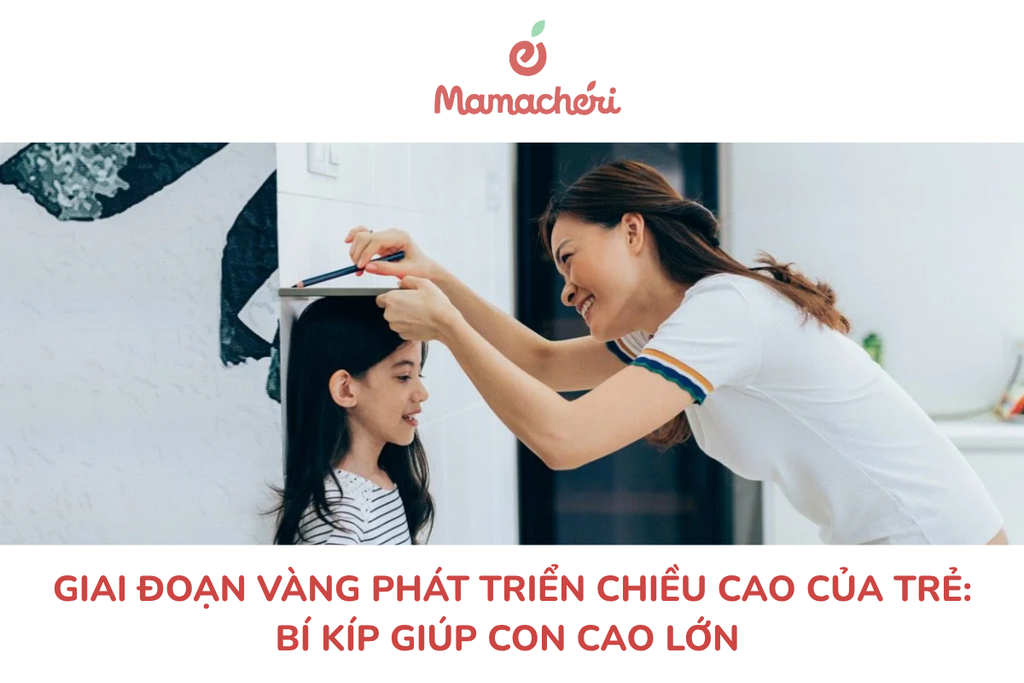 Giai đoạn vàng phát triển chiều cao của trẻ ba mẹ cần biết