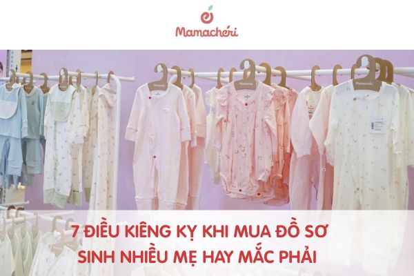 7 điều kiêng kỵ khi mua đồ sơ sinh nhiều mẹ hay mắc phải