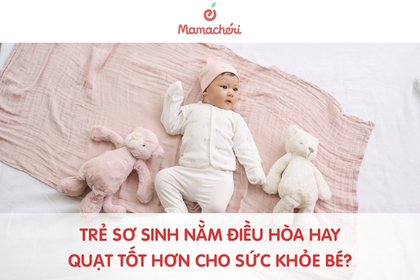 Trẻ Sơ Sinh Nằm Điều Hòa Hay Quạt Tốt Hơn Cho Sức Khỏe Bé?